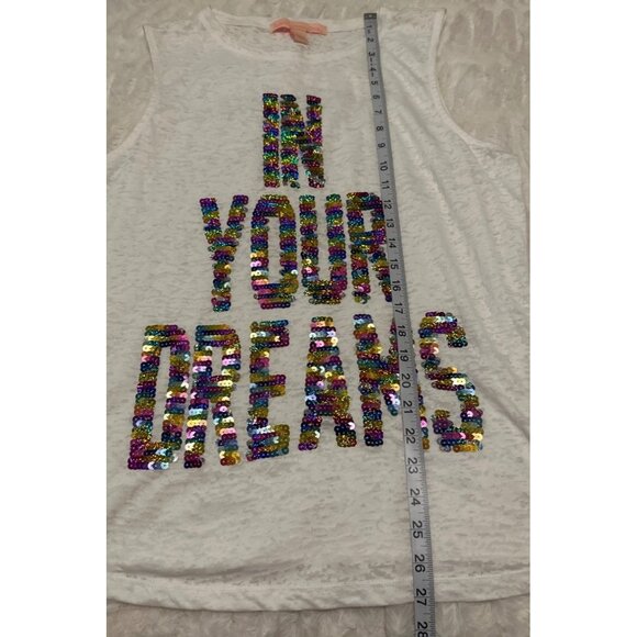 Rebellious One "In Your Dreams" Sleeveless T-Shirt Cotton Blend Women's Size XL - Picture 7 of 12